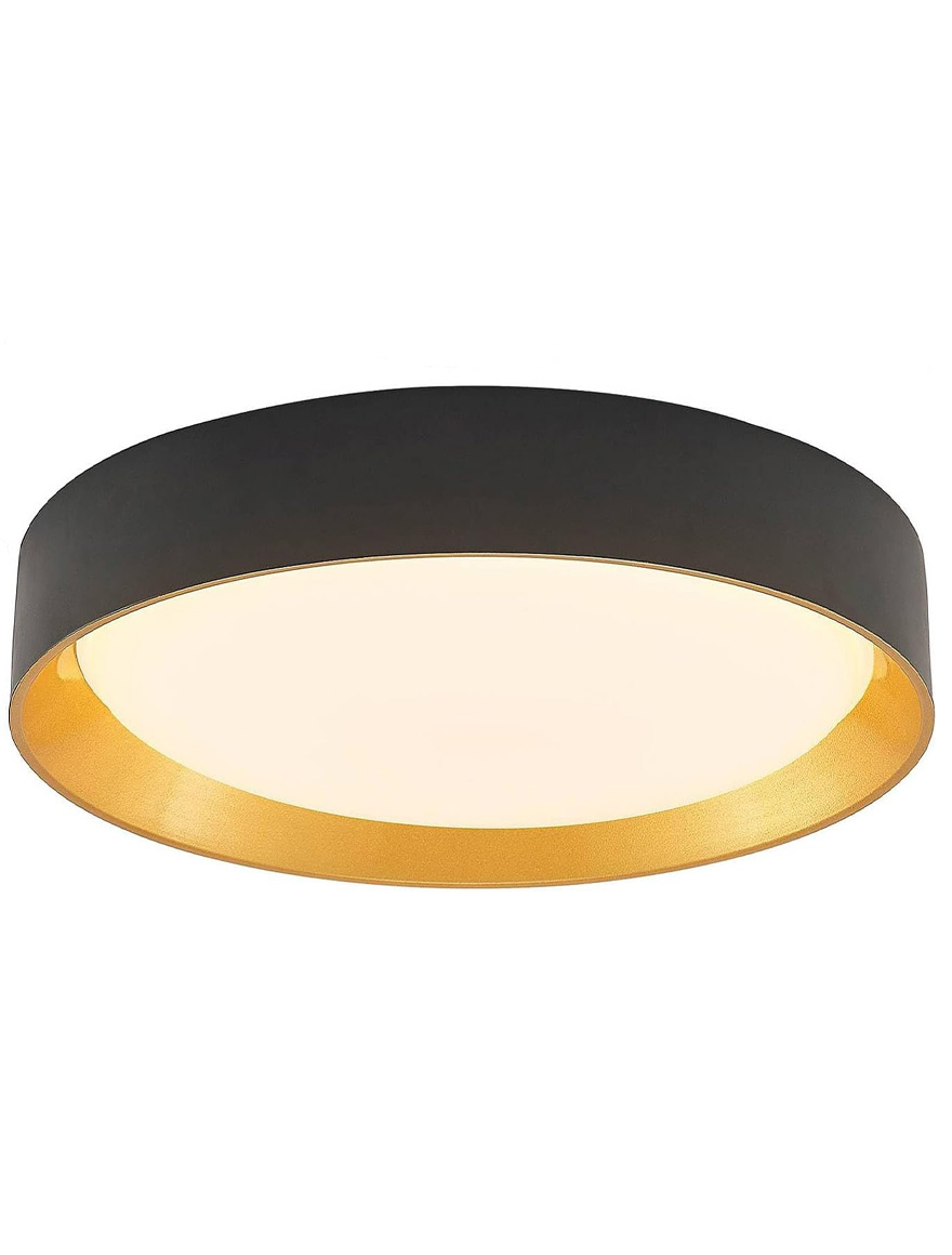 Plafonieră Led LARIOS 60W 4000K 4800Lm D490mm negru+aur Luminaled