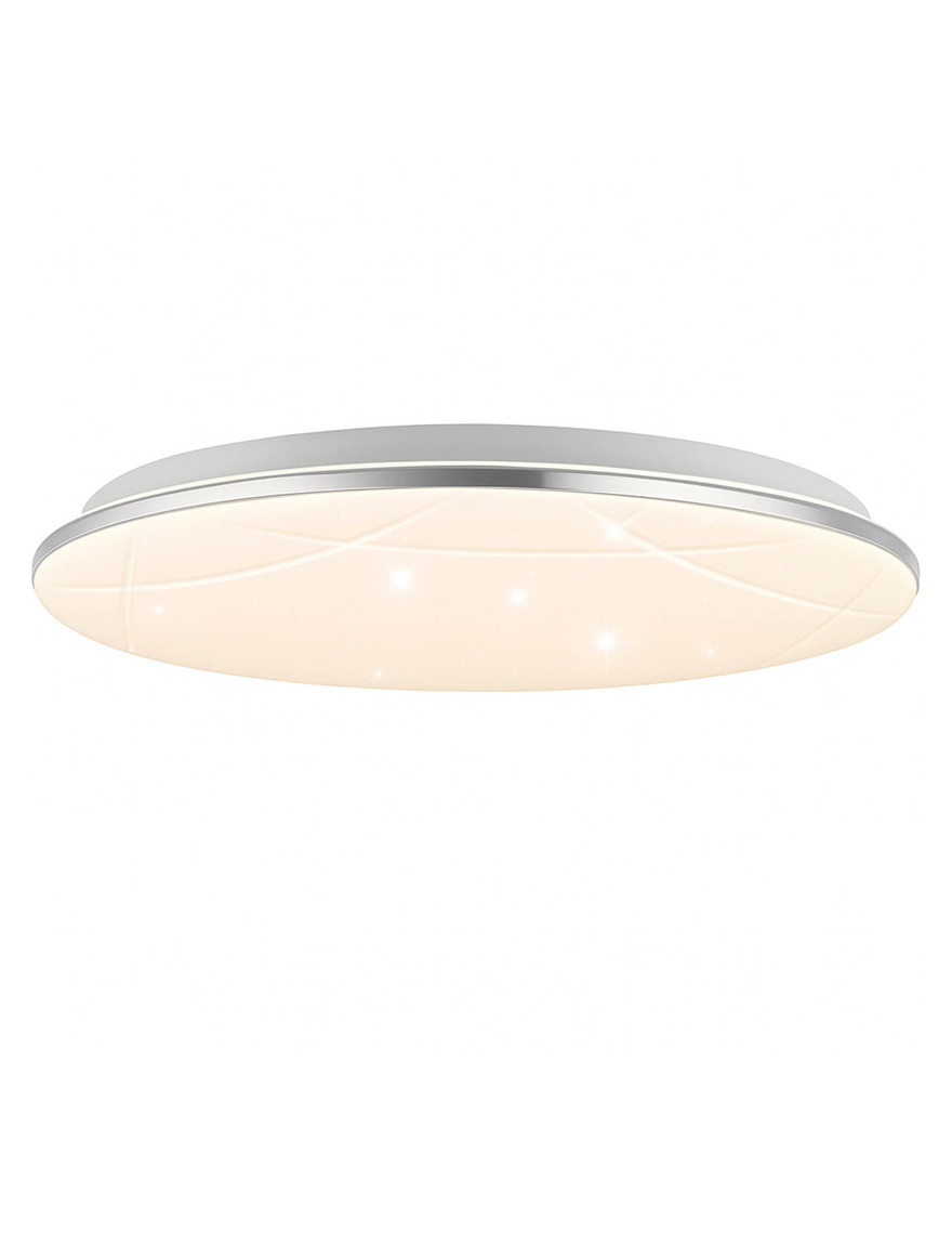 Светодиодный потолочный светильник LUCA, 48 Вт, с диммированием, 3000–6000K, 3900 лм, диаметр 390 мм, белый, Luminaled