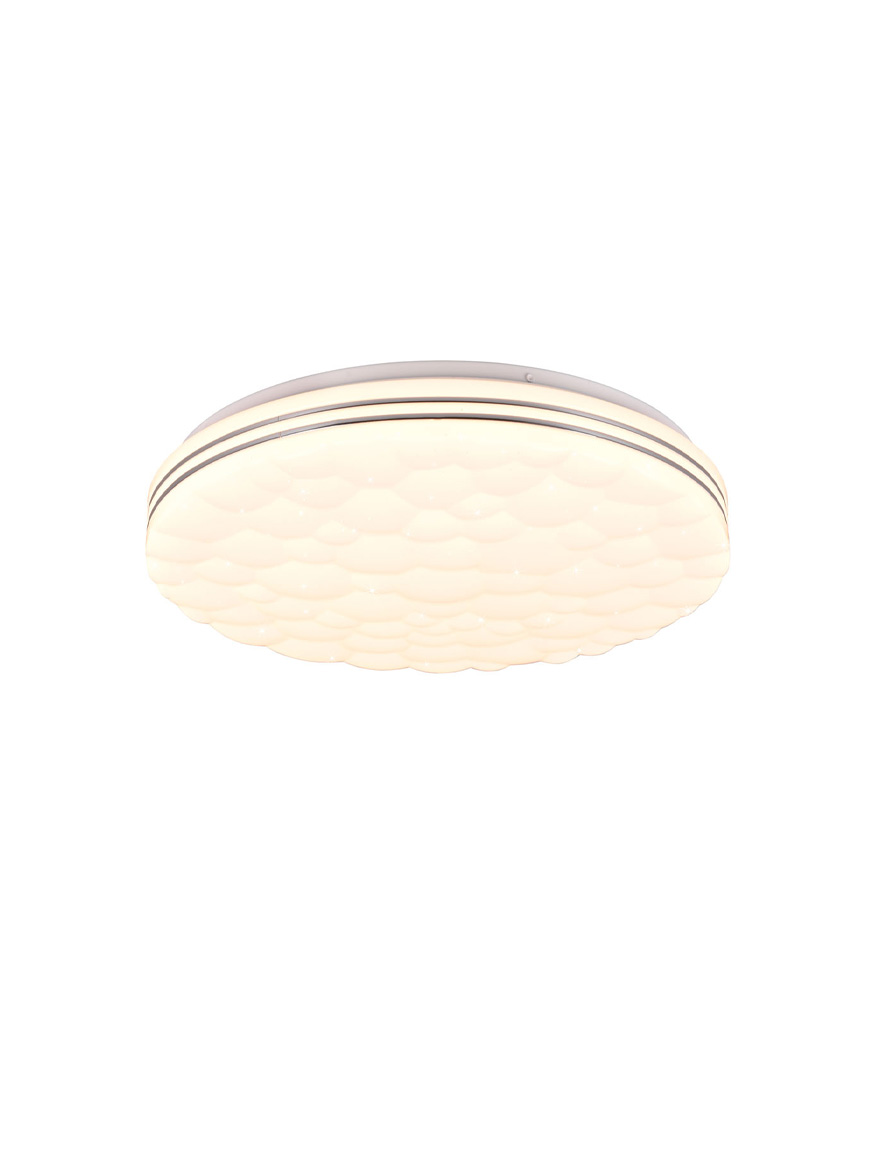 Plafonieră Led ARIA 40W Dimmable CCT 3200Lm +RGB6W D485mm albă Luminaled