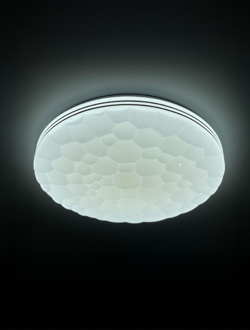 Plafonieră Led ARIA 48W Dimmable 3000-6000K 3900Lm D390mm albă Luminaled