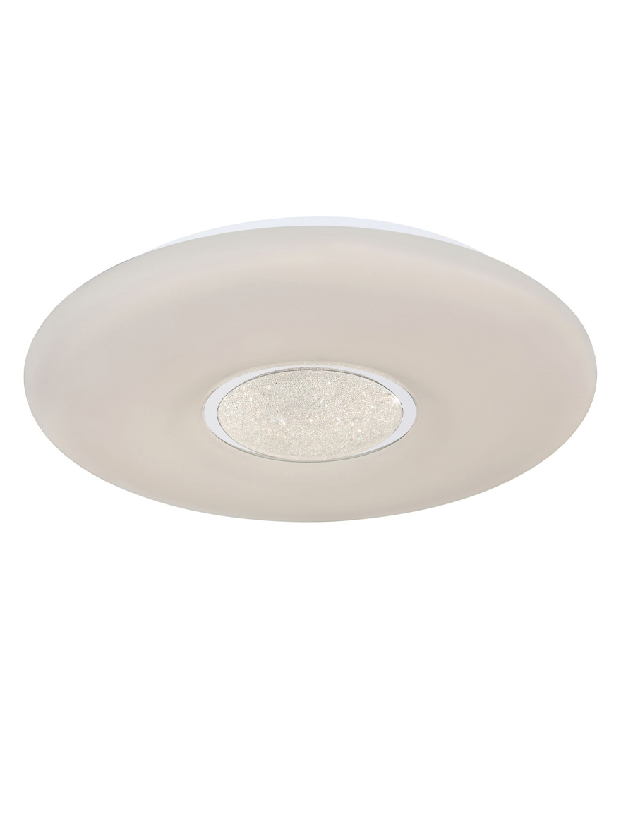 Plafonieră Led KENNIE 40W Dimmable CCT 3200Lm +RGB6W D495mm albă Luminaled