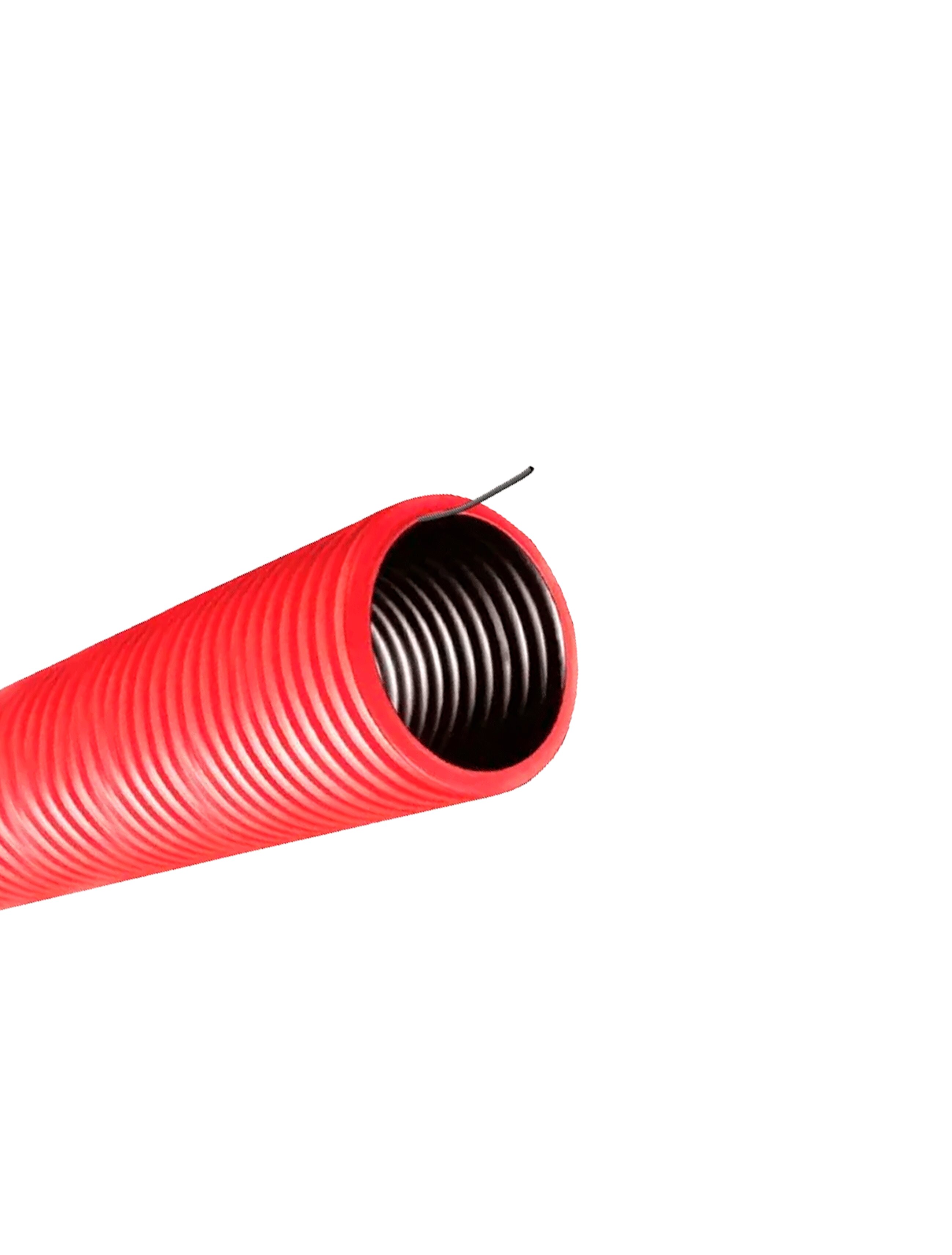 Tub gofrat roșu FLEX 750N, D20, HF, cu autostingere, cu fir (50m)