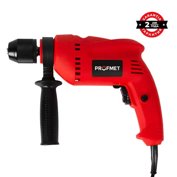 857160 Ударная дрель 710 Вт, патрон 1,5–13 мм, 3000 об/мин, Profmet