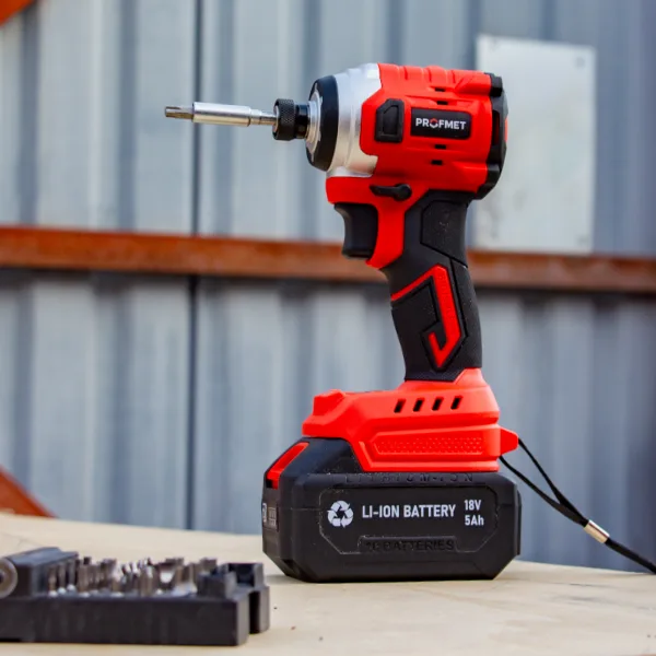 857142 Mașină de înșur. сu impact 18V, 230Nm, mandrină 1/4, (fără acum.) 3150 rot/min Profmet