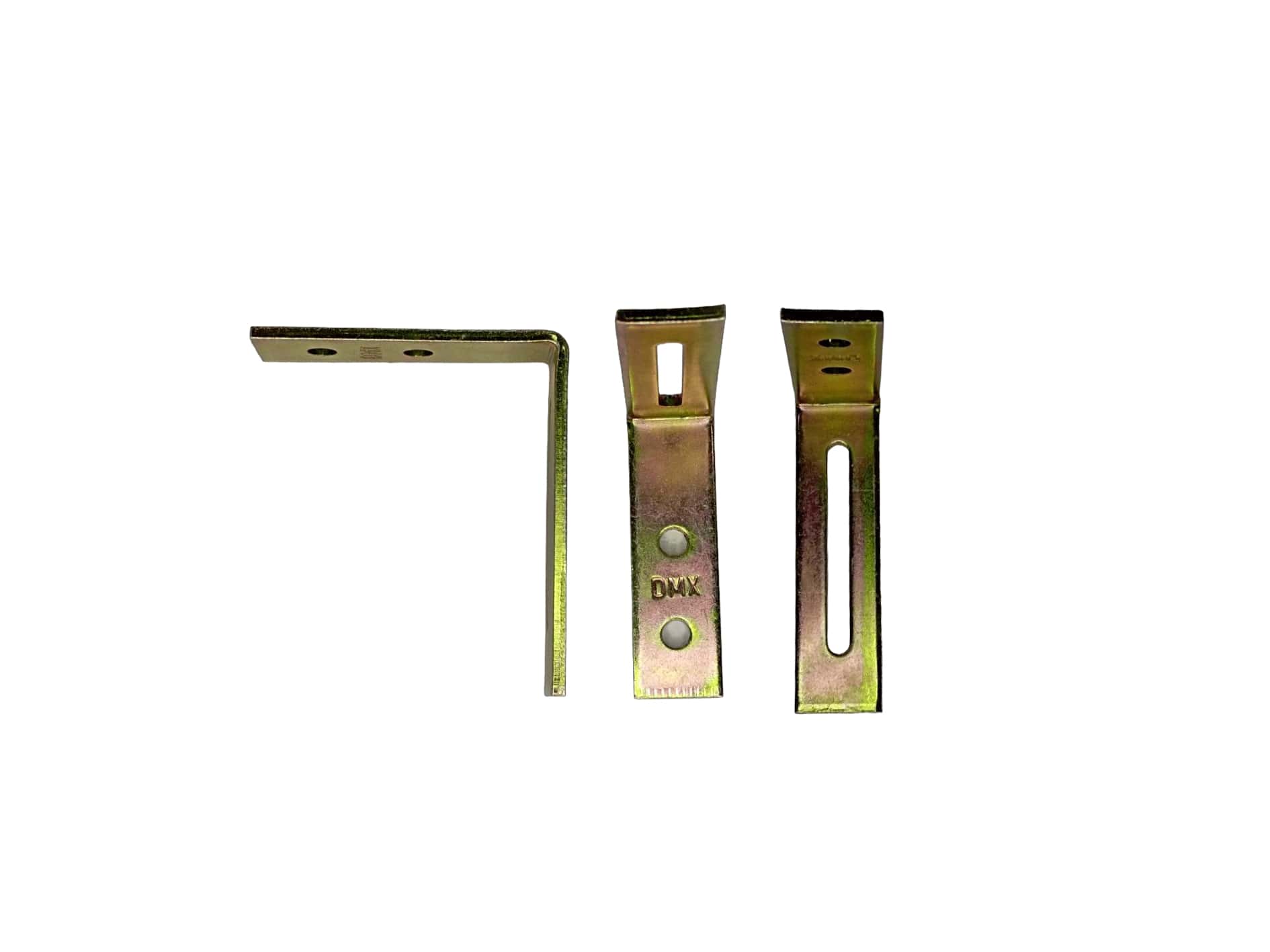 406001 Угловой кронштейн KR1 80х60х20x3.0 узкий, регулируемый, желтый цинк 4211 LIDER