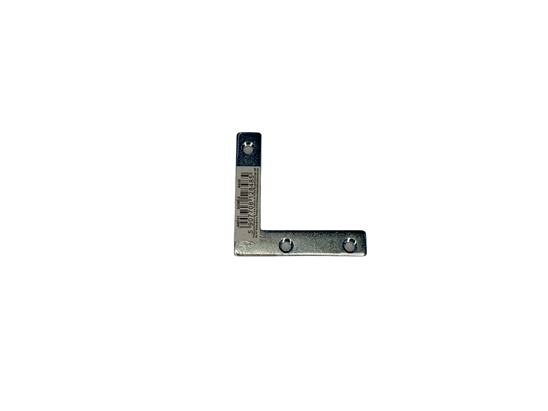 410025 Плоский уголок NA50 50×50×10×2,0, белый цинк 448741 LIDER