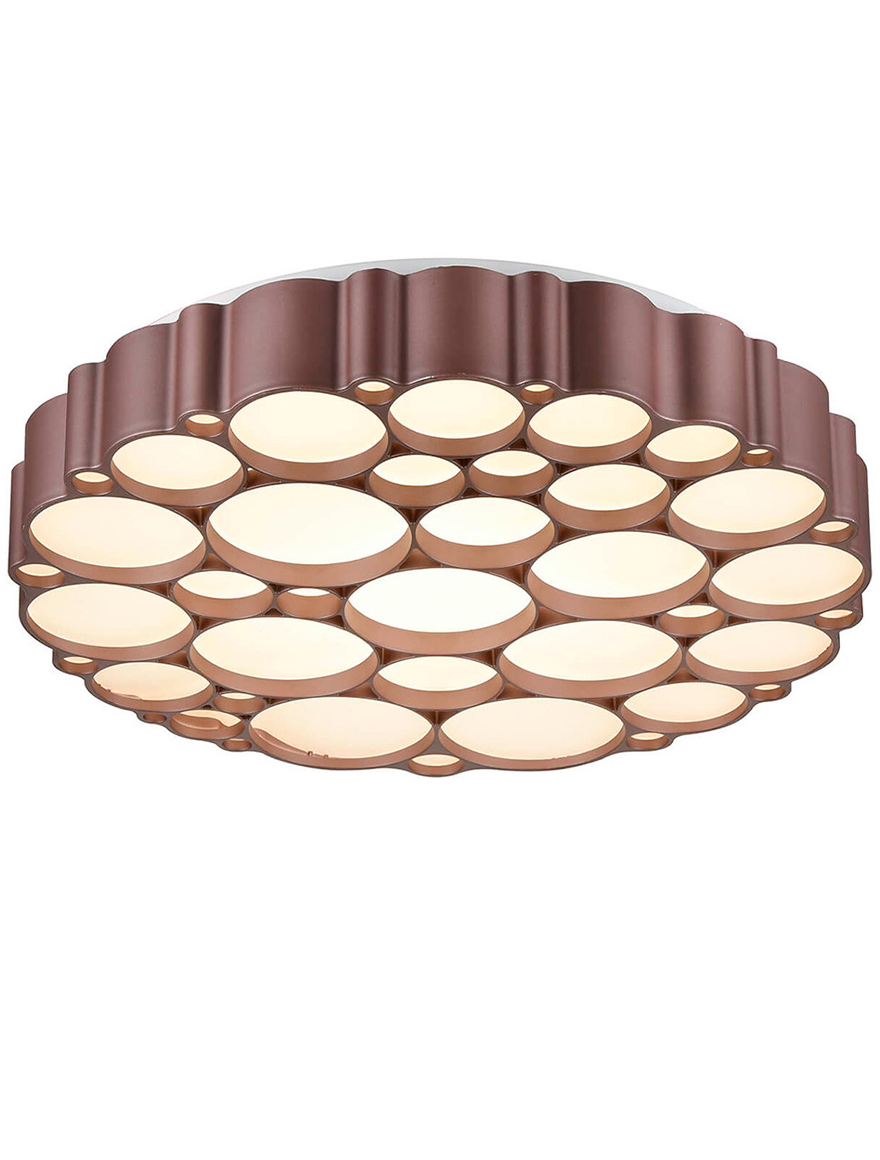 Lustra  LED FS-048-D500-LB, D500x100 48W,3000K,Brown LuminaLED