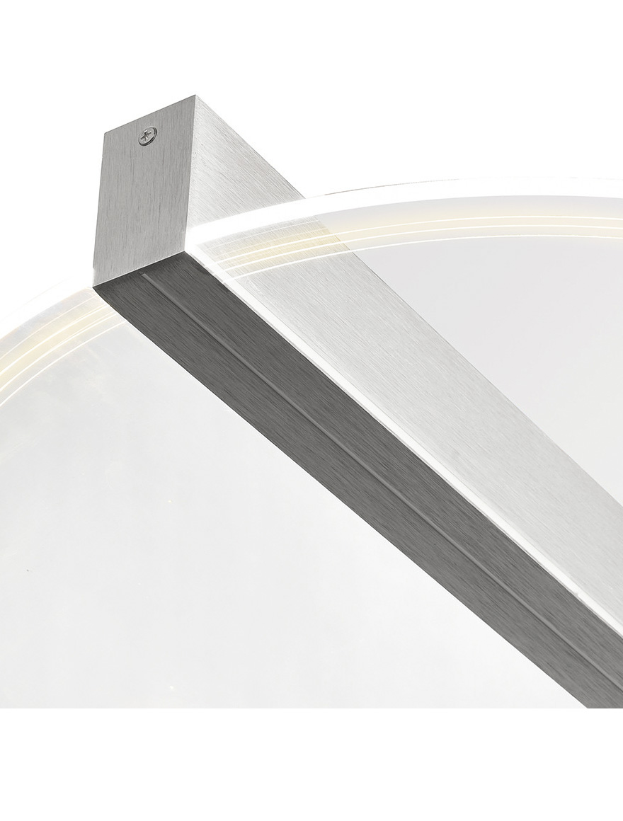 Lustra LED FS-048-X400A-LB, 400x68  24W 4000K,brush silver, LuminaLed