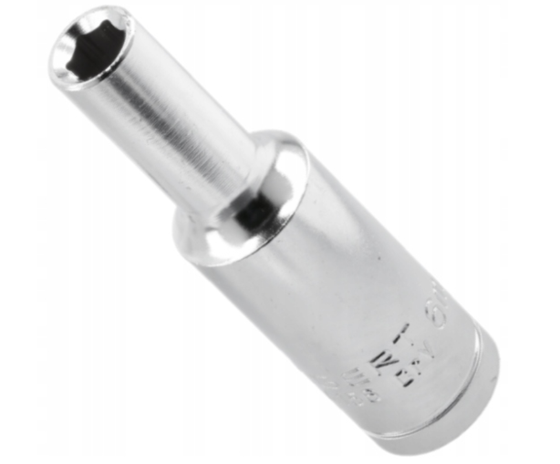 Глубокий шестигранный торцевой ключ 3/8 дюйма, CrV, 7 мм HOGERT