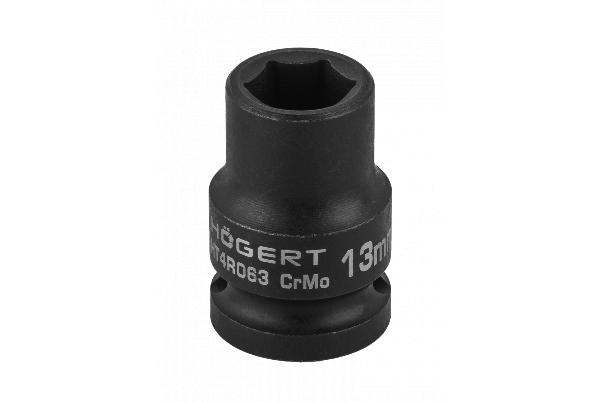Cheie tubulară hexagonală de impact 1/2", 13 mm, DIN 3121, CrMo, HOGERT
