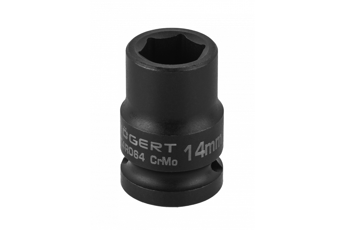 Cheie tubulară hexagonală de impact 1/2", 14 mm, DIN 3121, CrMo, HOGERT