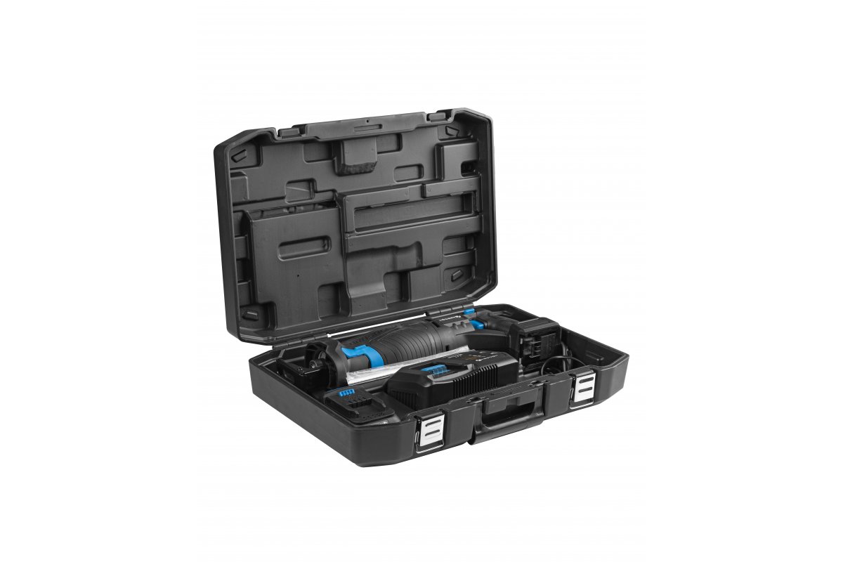 Set fierăstrău sabie 18V + acumulator 4AH + încarcator 4A, HOGERT