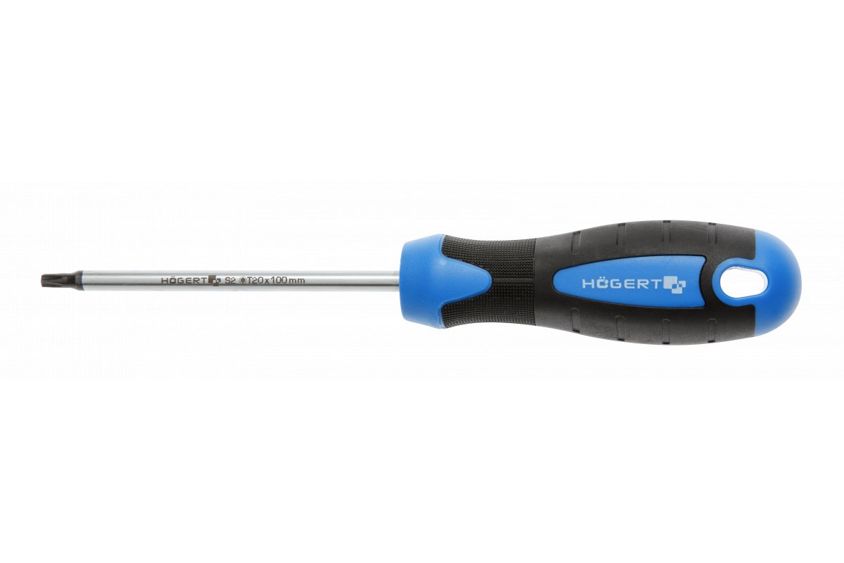 Șurubelniță torx T8, 75mm, Oțel S2 HOGERT