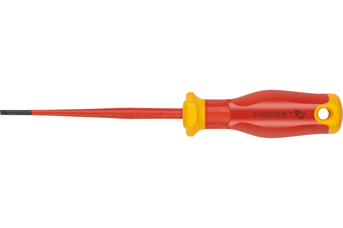 Șurubelniță plată 3x100 mm, 1000V, SLIM, S2 HOGERT
