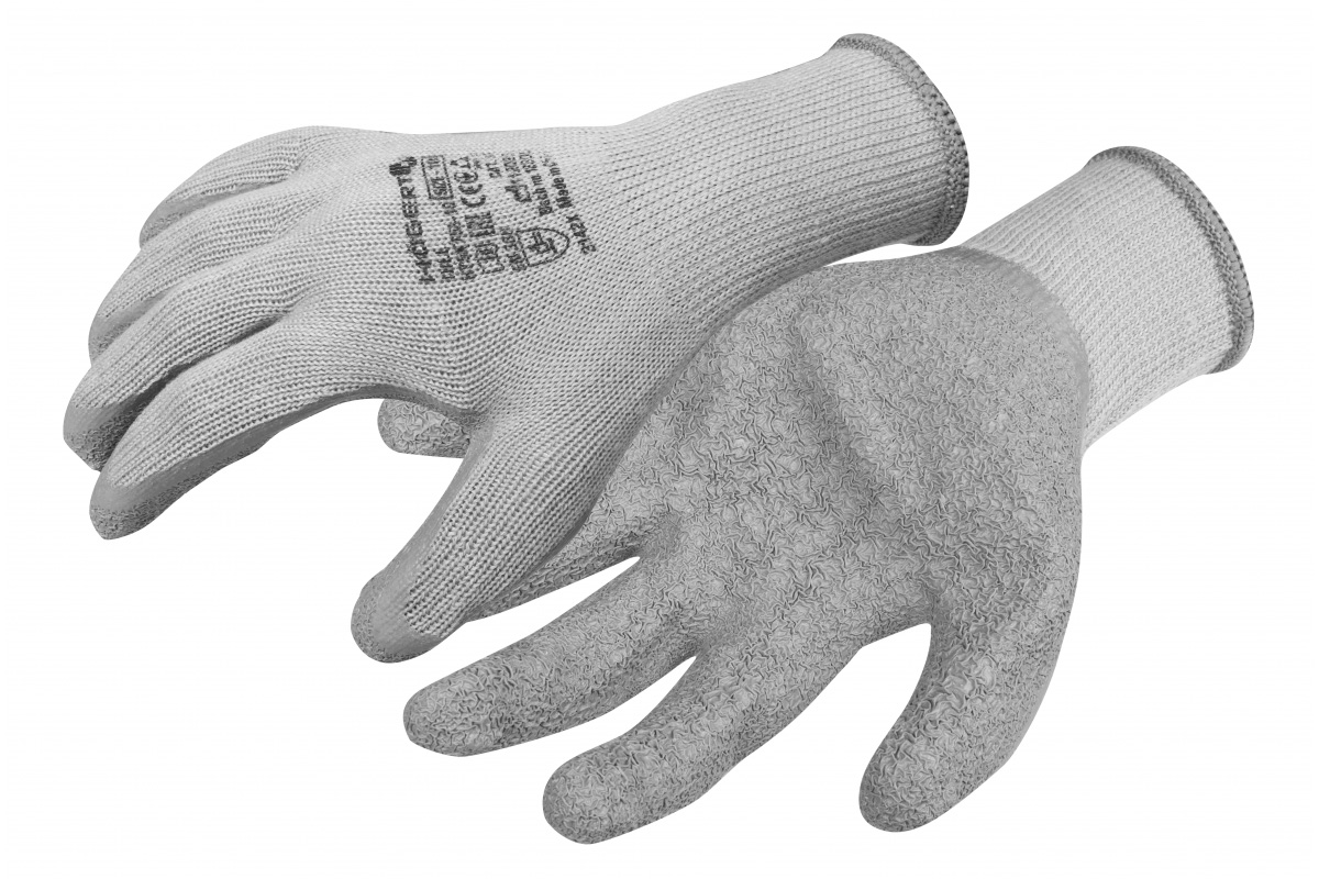 Mănuși de lucru DILL acoperite cu latex, mărimea 10, HOGERT (12per.)