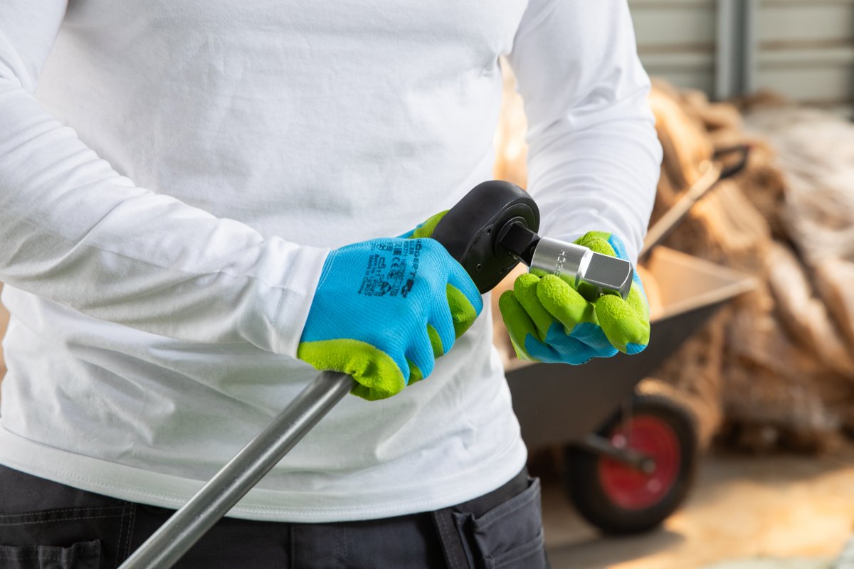 Рабочие перчатки MULLER с латексным покрытием, размер 8, HOGERT (12 штук в упаковке).