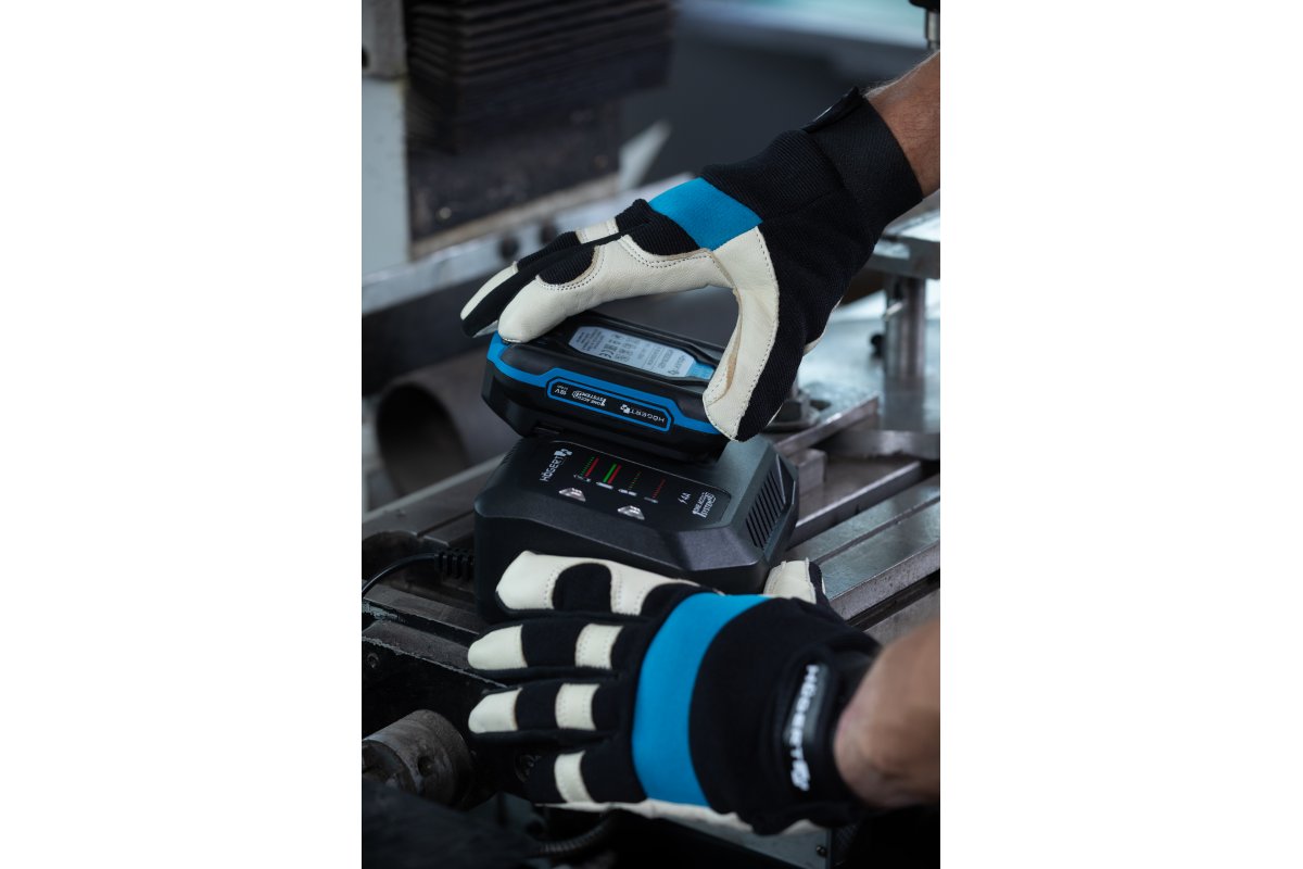 Mănuși de lucru STOR din piele, mărimea 9, HOGERT