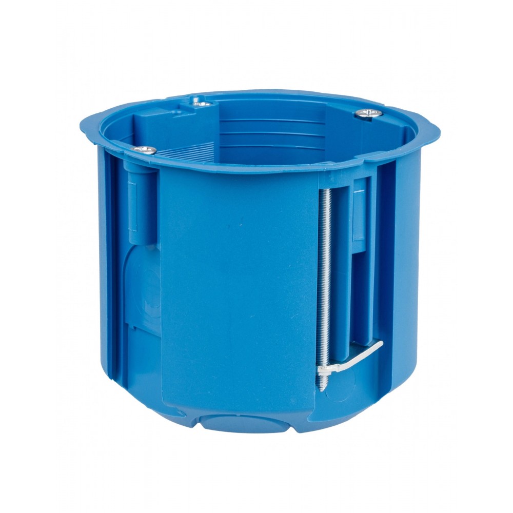 Подрозетник для гипсокартона, D60 мм, H60 мм, PV60D, синий (75 шт./упак.), Simet