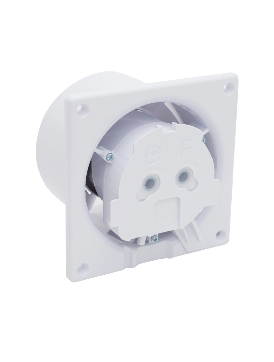 Панель 01-187 стеклянная, 175×175 мм, c вентилятором dRim 100/125, под дерево, AIRROXY