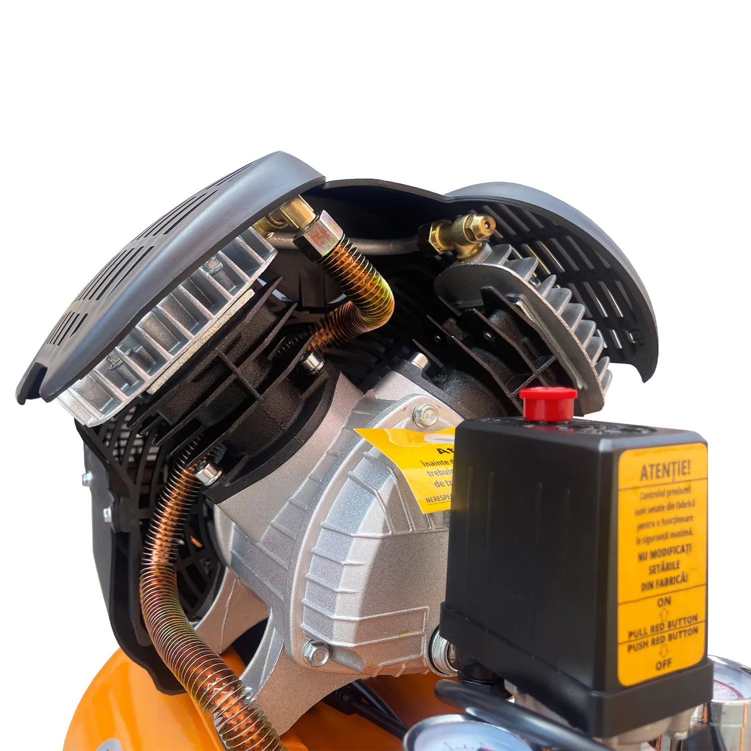 Compresor aer TechnoWorker MV 100L 2200W