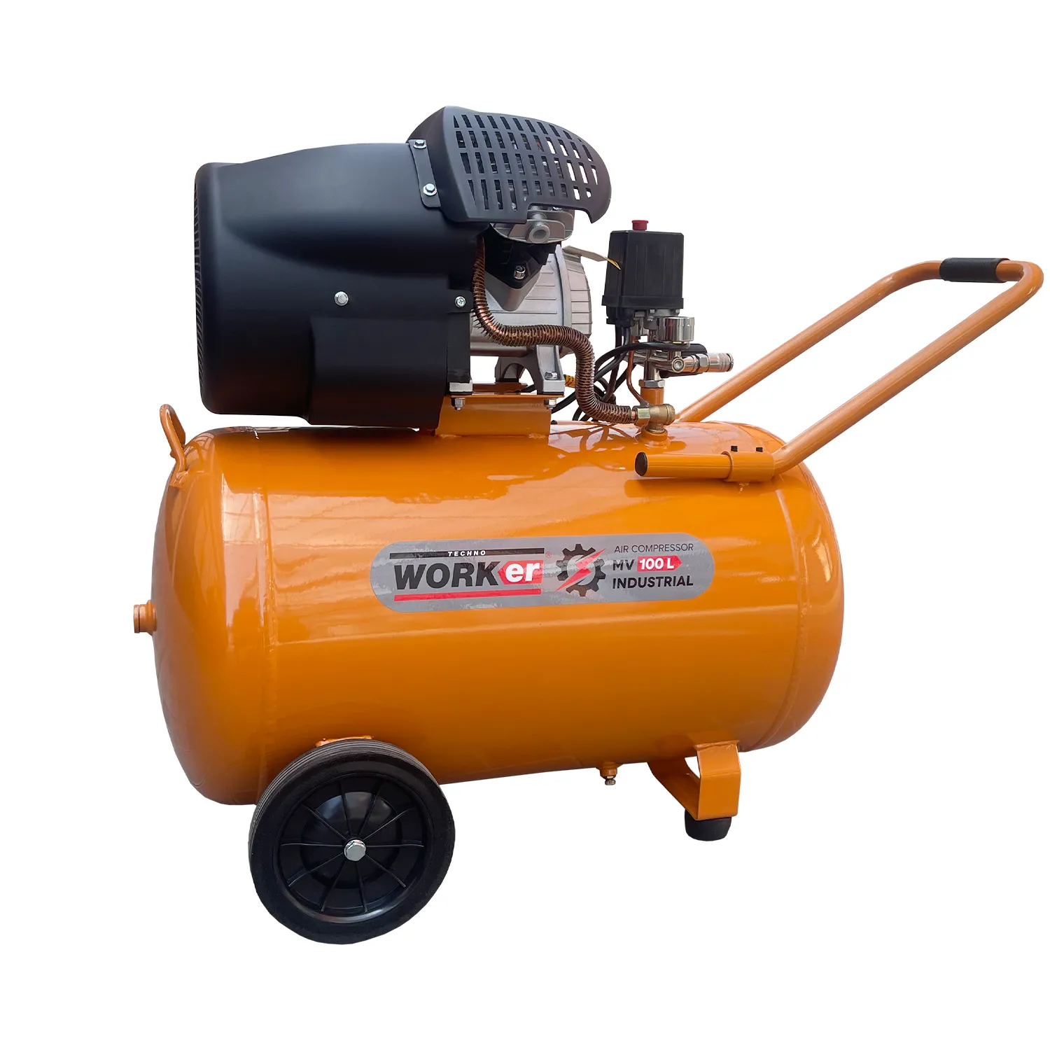 Compresor aer TechnoWorker MV 100L 2200W