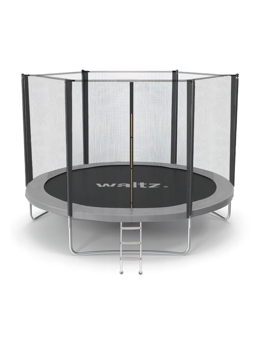 Батут WALTZ 1,82 м, PE, серый