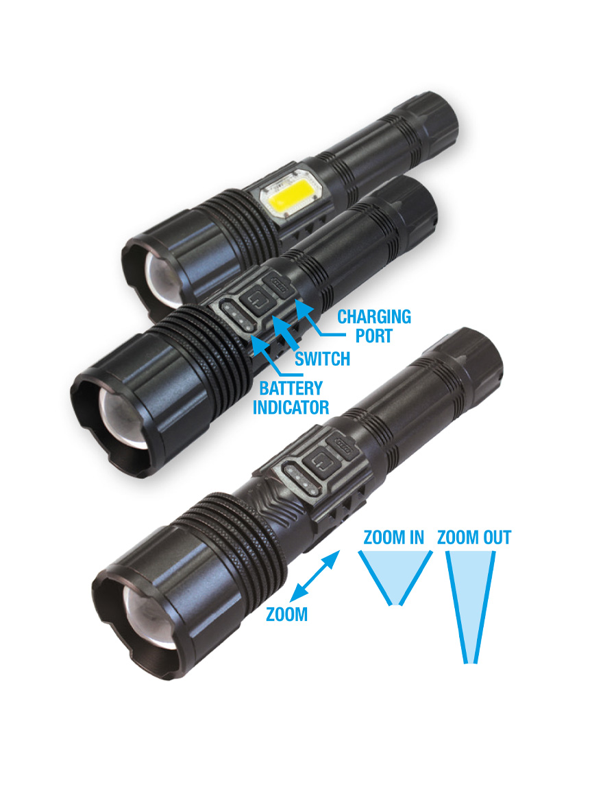 Lanterna 5W 600lm 1200mAh 401-017 Commel