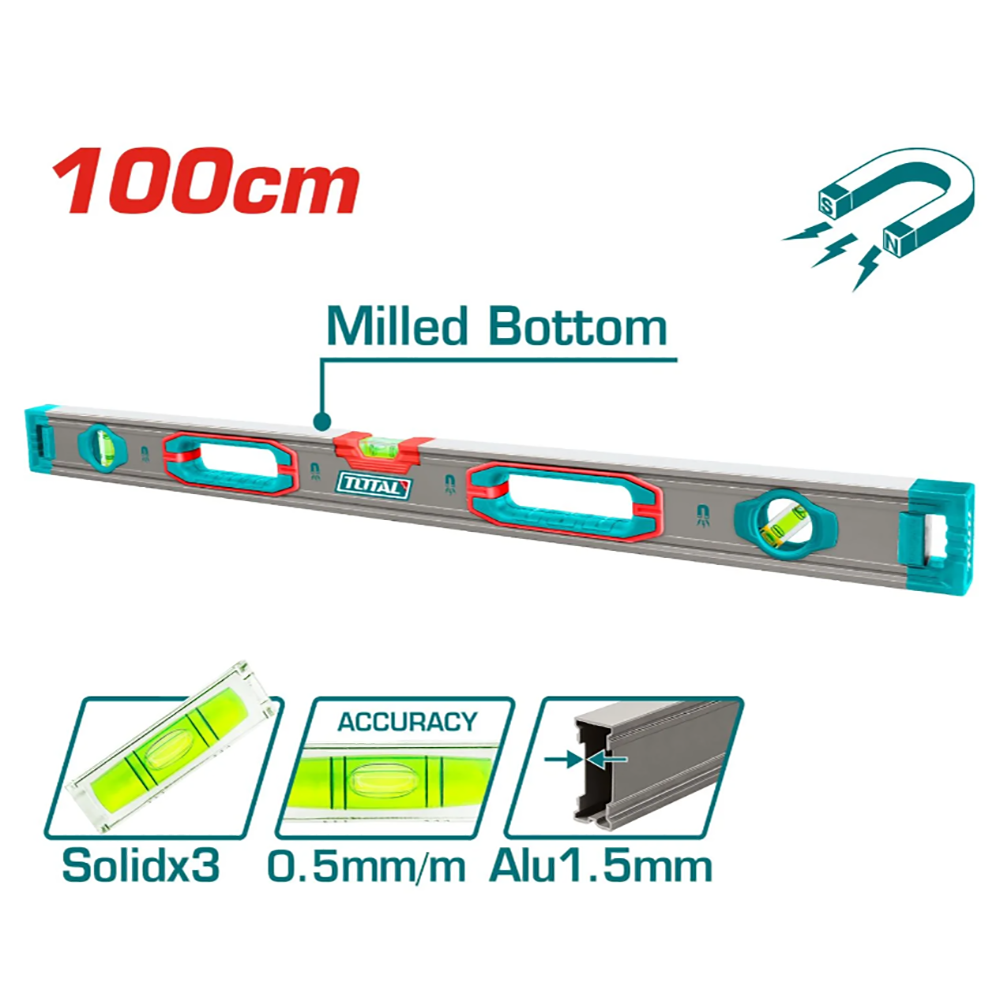 Уровень мощности магнита 100 см TMT210028M