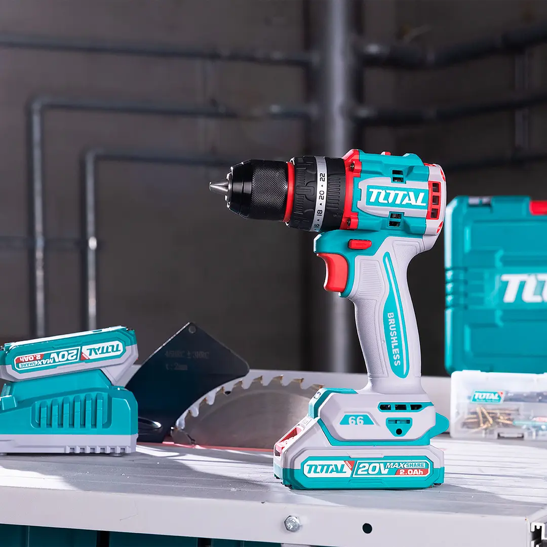 Аккумуляторная дрель-шуруповёрт 20,0V, бесщёточная, без аккумулятора, TDLI206681