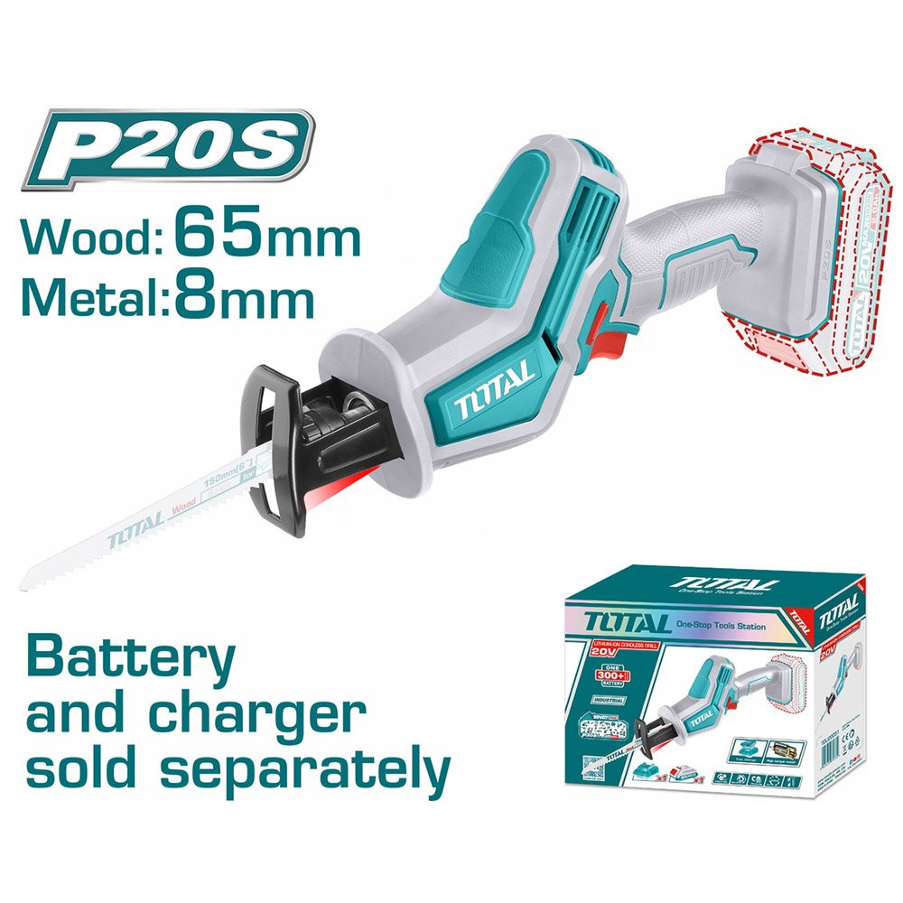 Fierăstrău sabie fără acumulator 20,0V Total  TRSLI6506