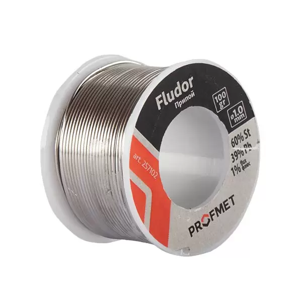 257103 Припой: 60% олово – 39% свинец – 1% флюс, Ø1,5 мм, 100 г, Profmet

Descriere pentru site – Română