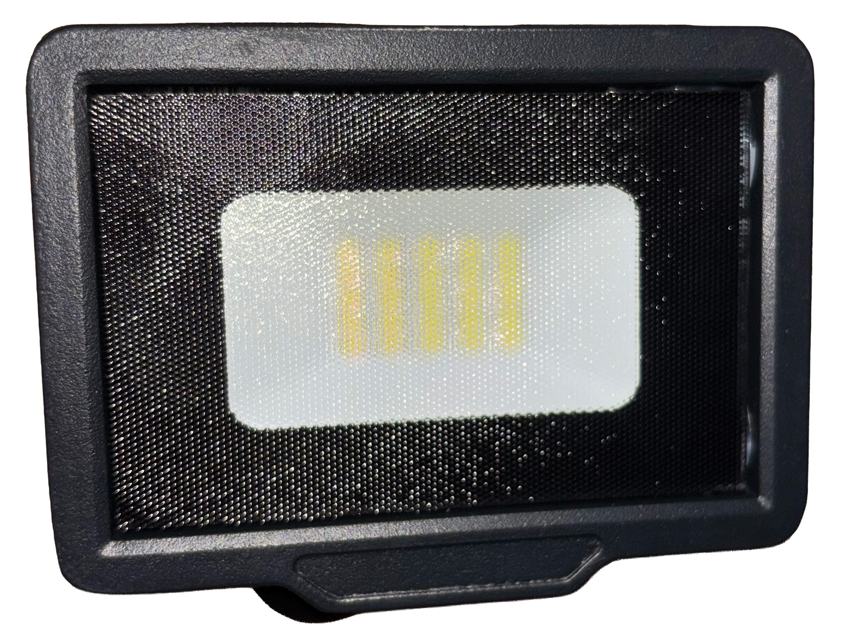 Светодиодный прожектор E008EI mini 20W 6500K AC 220–240V IP65, чёрный, LuminaLED