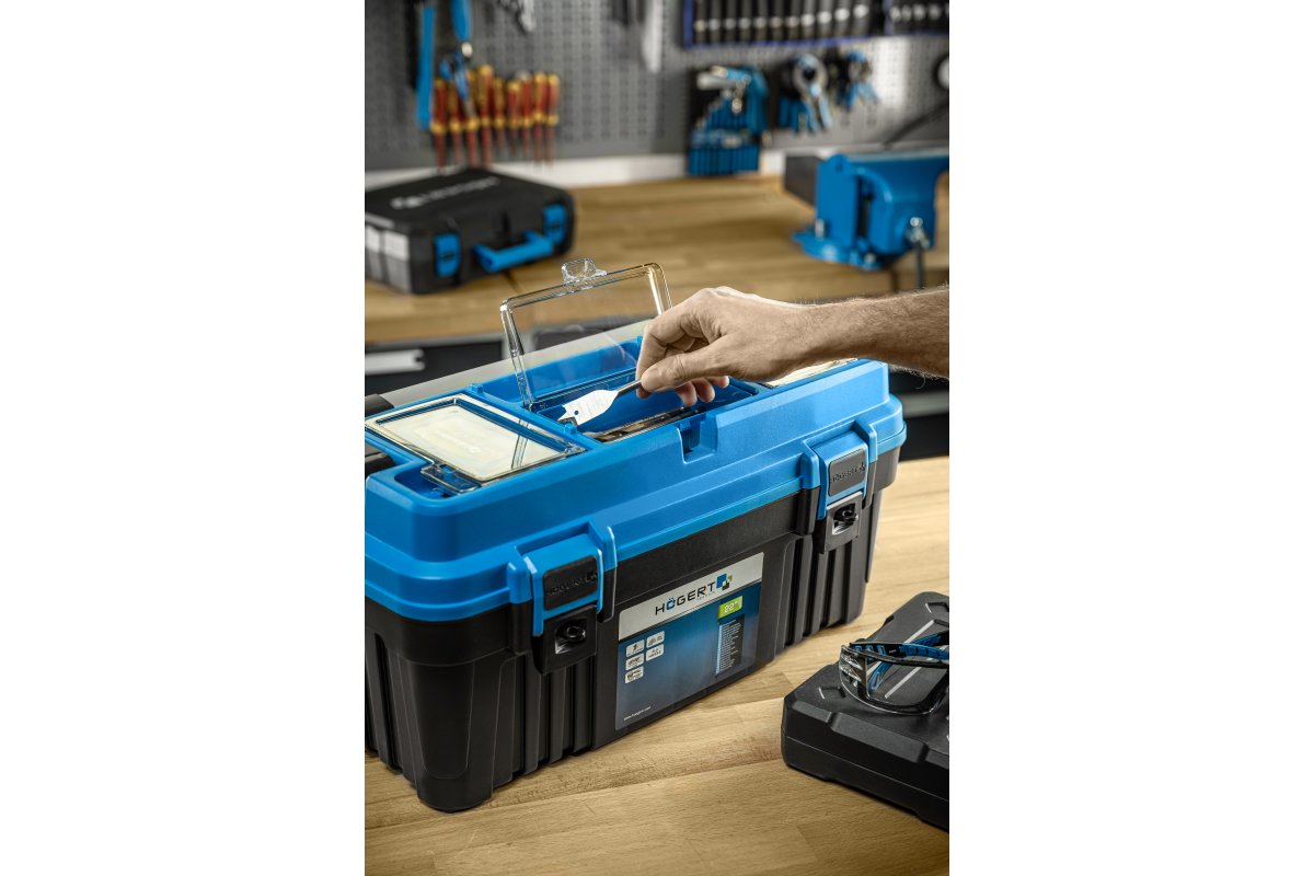 Cutie din plastic cu organizator 18'' Hoegert