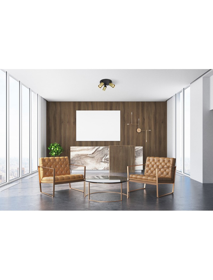 Люстра VILA GU13013C-3R 3xGU10 50W, металлик золотистый ZUMALINE