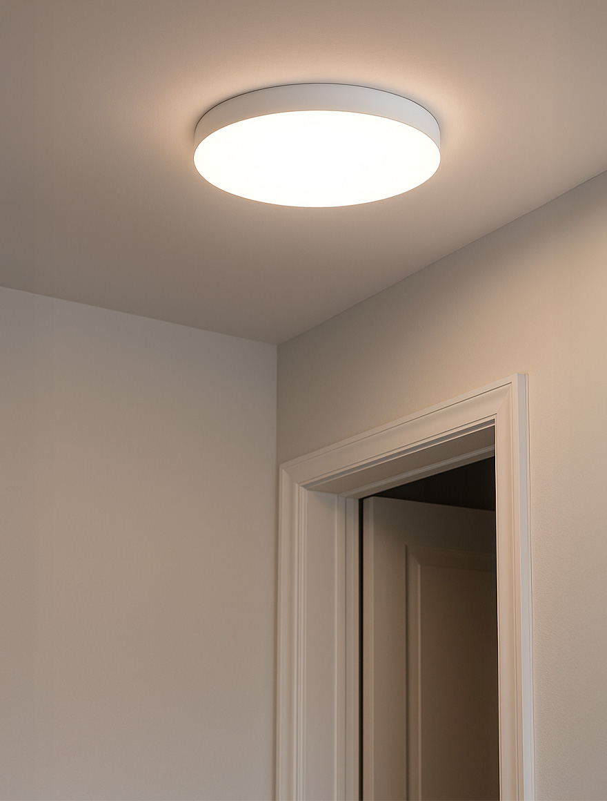 Потолочный светильник LED CECILIA 60W, 4000K, 4800 лм, D490 мм, белый, Luminaled