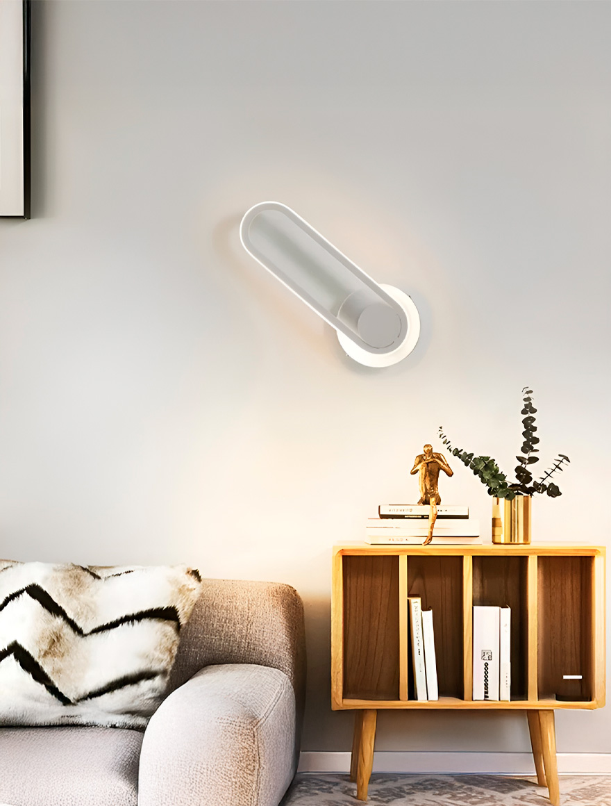 Aplică LED VG 15W 4000K IP20 albă VB60005W-1 Luminaled