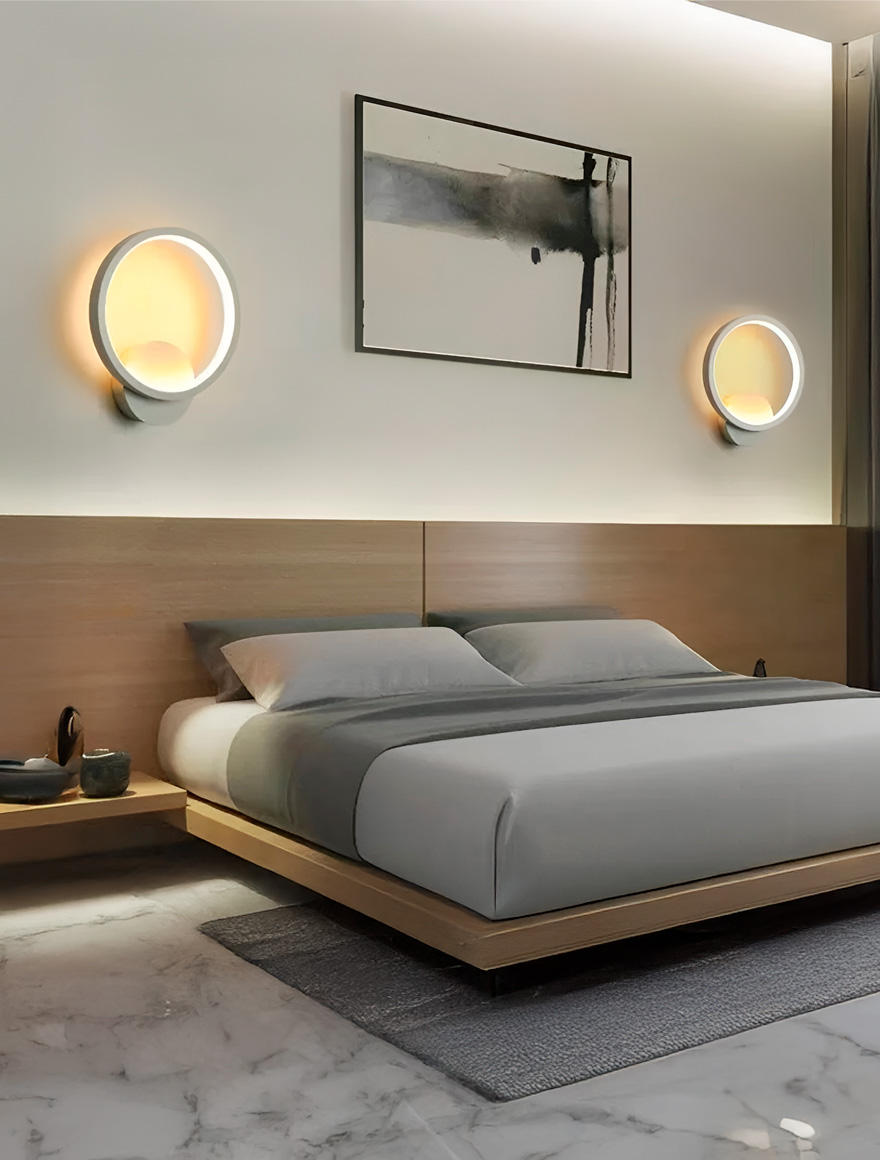 Aplică LED VG 10W 4000K IP20 albă VB60003W-1 Luminaled