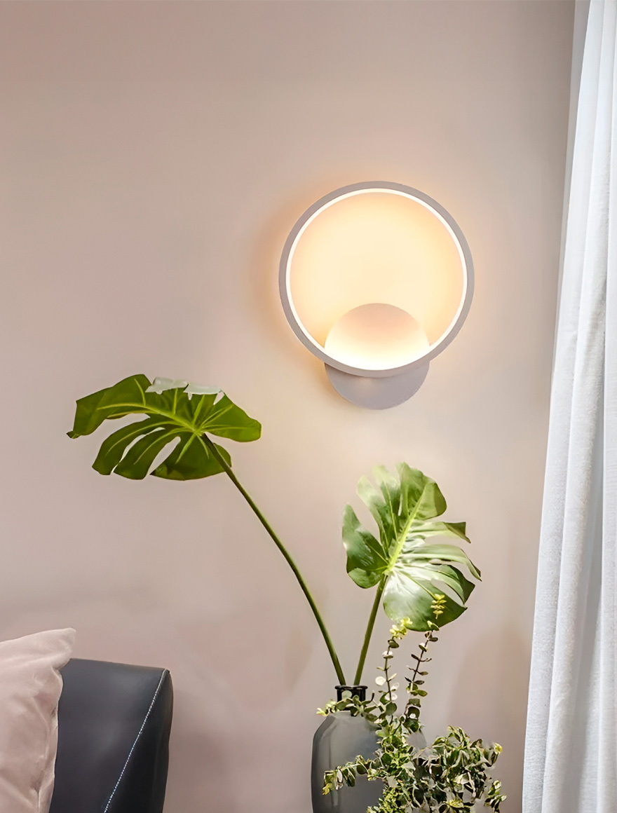 Aplică LED VG 10W 4000K IP20 albă VB60003W-1 Luminaled