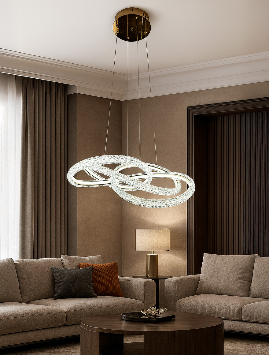 Lustră LED VG 88W 4000K IP20 VP42531-1 aurie Luminaled 2