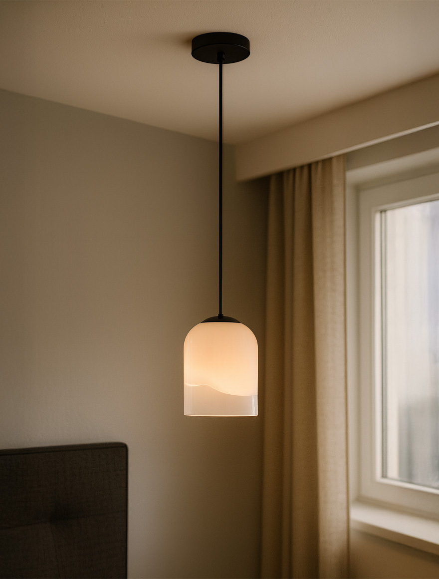 Подвесной светильник VG Lily 1xE27, VB42356-1, чёрный, Luminaled