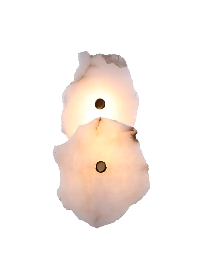 Настенный светильник LED 12W, 3000K, VB41805-2, алебастр (испанский/Class A), золото, Luminaled