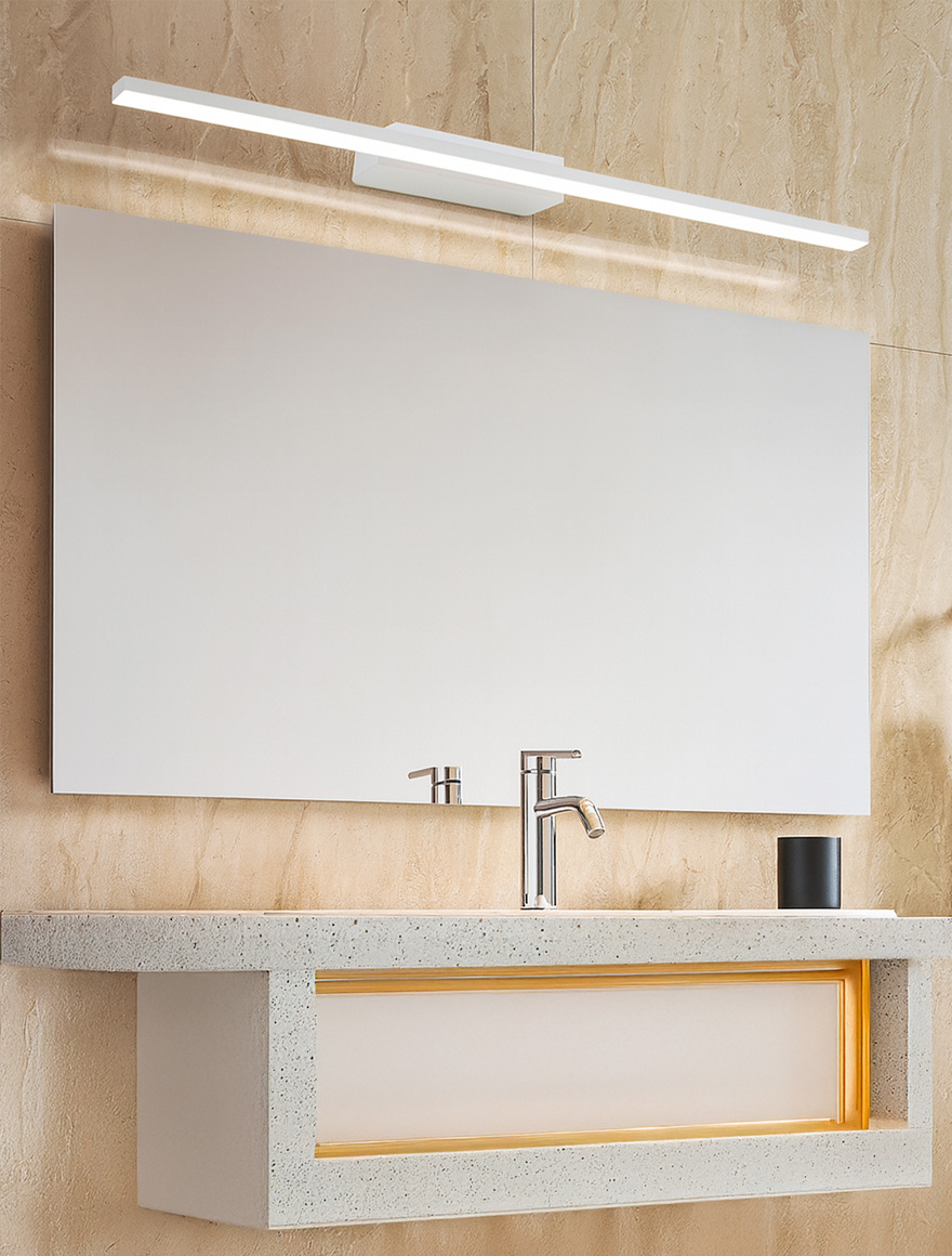 Настенный LED-светильник для зеркал VG 12W, 4000K, IP20, 600 мм, белый, VB21384, Luminaled