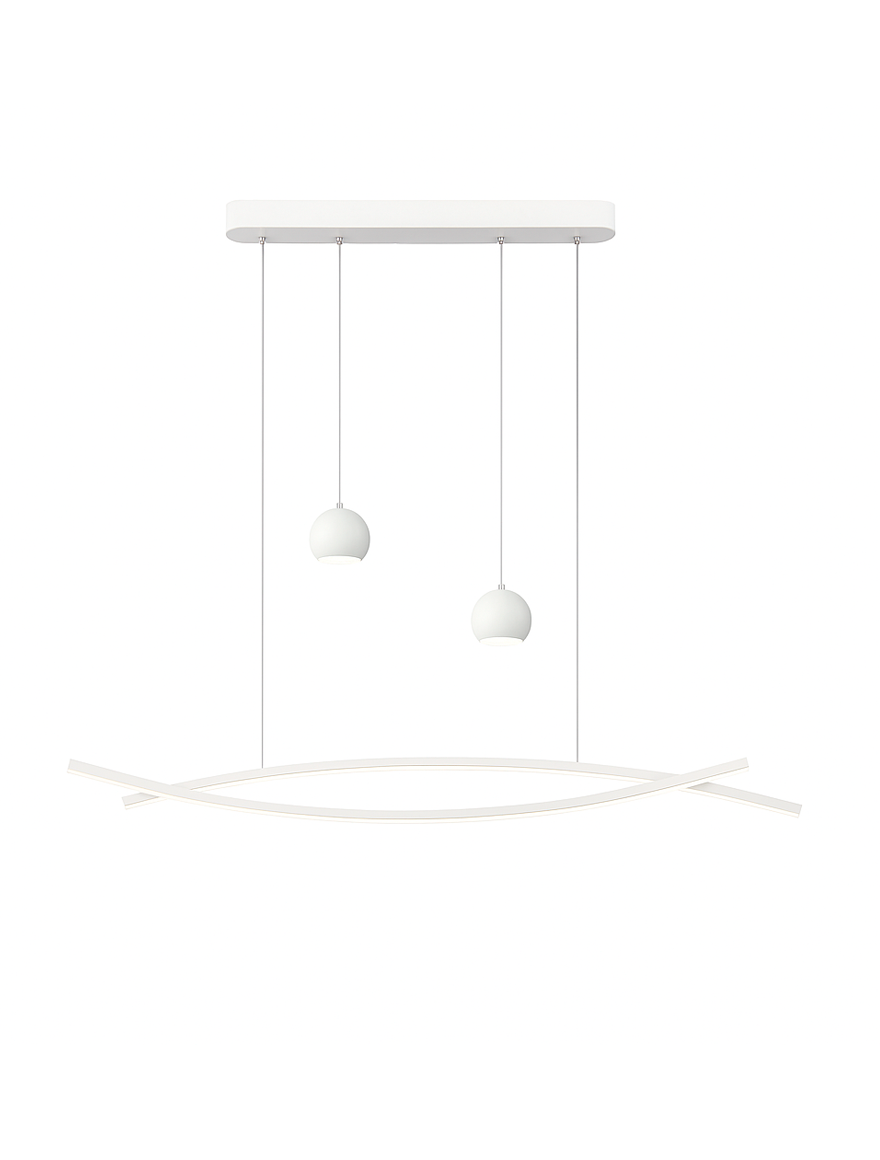Lustră Led VG 60W 4000K IP20 L1200mm VP42186A alb Luminaled