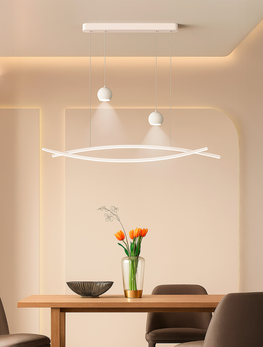 Lustră Led VG 60W 4000K IP20 L1200mm VP42186A alb Luminaled 2