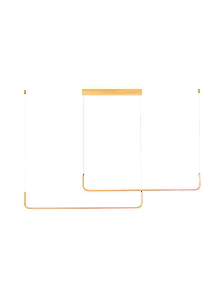 Lustră Led VG 40W 4000K IP20 L1200mm VP40008-2A aur Luminaled