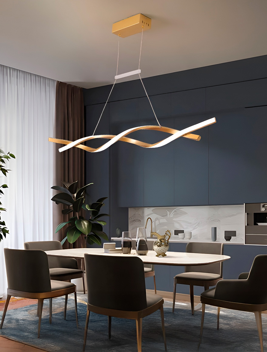 Lustră Led VG 46W 4000K IP20 L1200mm VP42465 aur Luminaled