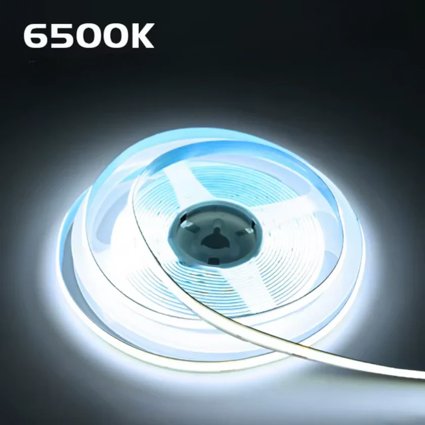 andă LED Dinamică COB 360leds DC24V 12w/m 10mm 6500K 100lm/w IP20 5M LuminaLED