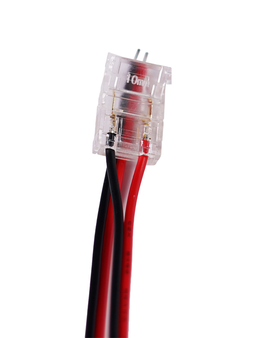 Conector de alimentare p/u bandă LED COB 10mm LuminaLED