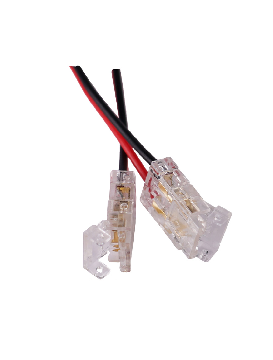 Гибкий коннектор с проводом для светодиодной ленты COB 8 мм, LuminaLED