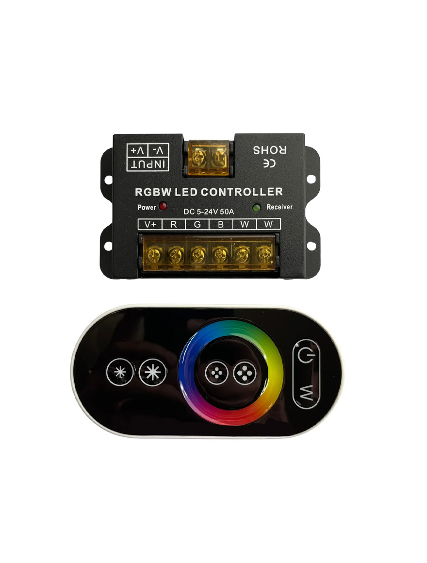 Контроллер светодиодной ленты RGB+W 10A*3CH, 5V<200W, 12V:<480W, 24V:<960W LuminaLED